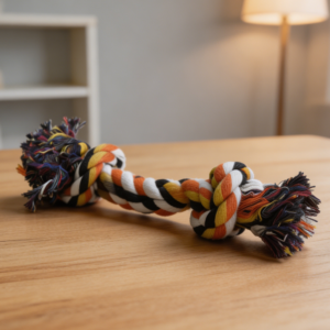 Multicolor 3-Knot Dog Rope Toy
