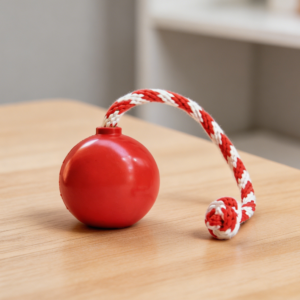 Cherry Bomb Rubber Tug & Treat Dispenser Dog Toy