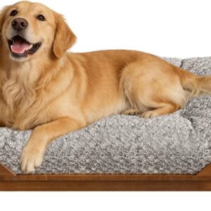 Solid Wood Elevated Dog Bed up to 150lbs